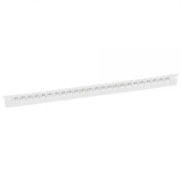legrand-r�glette 24 rep�res m�mocab largeur 2,3mm + lettre majuscule q noir/fond blanc (037842)