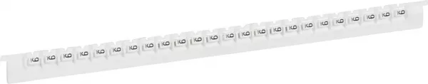 legrand-r�glette de 24 rep�res m�mocab largeur 2,3mm avec chiffre 9 noir sur fond blanc (037789)