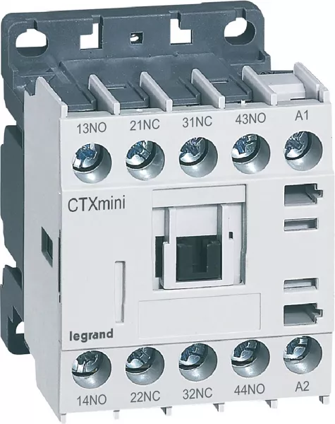 legrand-relais de commande ctx� 4 p�les 2 contacts no + 2nf - 48v~ (416822)