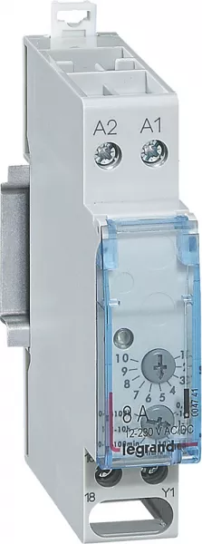legrand-relais temporis� modulaire retard� � l\'ouverture - 1 module (004741)
