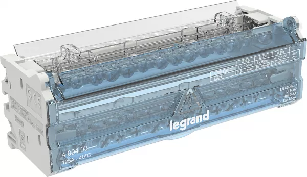 legrand-r�partiteur modulaire 2p 125a - 8 modules (400403)