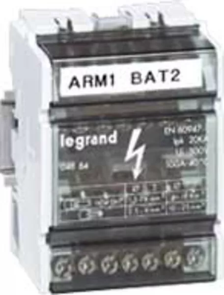 legrand-r�partiteur monobloc 4p � bornes 100a - 7 connexions par barreau - 4 modules din (004884)
