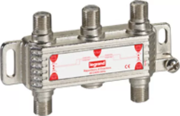 legrand-r�partiteur t�l�vision 4 sorties typef - 0mhz � 2400mhz (073982)