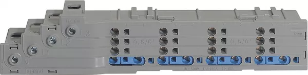 legrand-r�partiteurs horizontaux hx� auto - 125 a - pour 1/2 rang�e (405231)