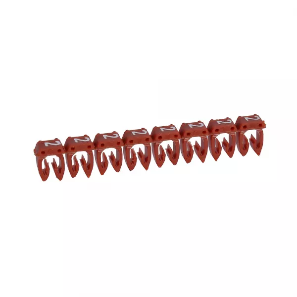 legrand-rep�re cab 3 - filerie 0,15mm� � 0,5mm� + blocs de jonction avec chiffre 2 rouge (038102)