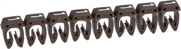 legrand-rep�re cab 3 pour filerie 0,15mm� � 0,5mm� et blocs de jonction chiffre 1 brun (038101)