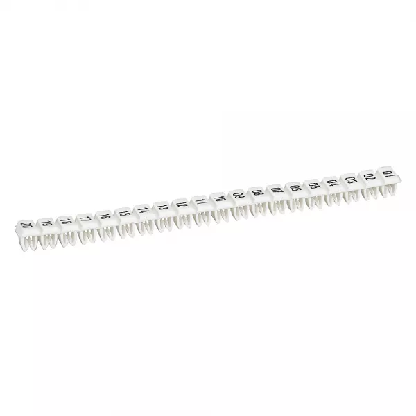 legrand-rep�re cab 3 pour filerie 0,5 � 1,5mm� - noir/fond blanc - nombres 21 � 40 (038151)