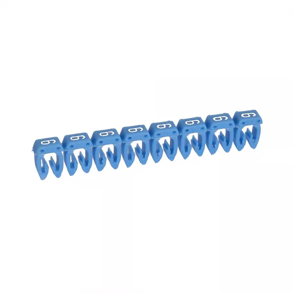 legrand-rep�re cab 3 pour filerie 0,5mm� � 1,5mm� et blocs de jonction chiffre 6 bleu (038216)