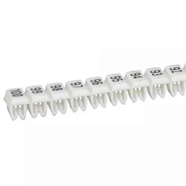legrand-rep�re cab 3 pour filerie 1,5 � 2,5mm� - noir/fond blanc - nombres 61 � 80 (038163)