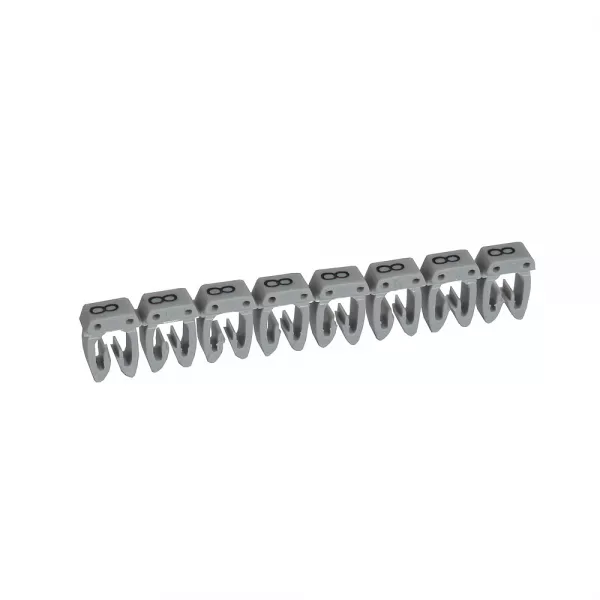 legrand-rep�re cab 3 pour filerie 1,5mm� � 2,5mm� avec chiffre 8 gris (038228)
