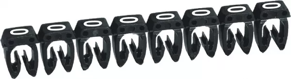 legrand-rep�re cab 3 pour filerie 4mm� � 6mm� avec chiffre 0 noir (038230)