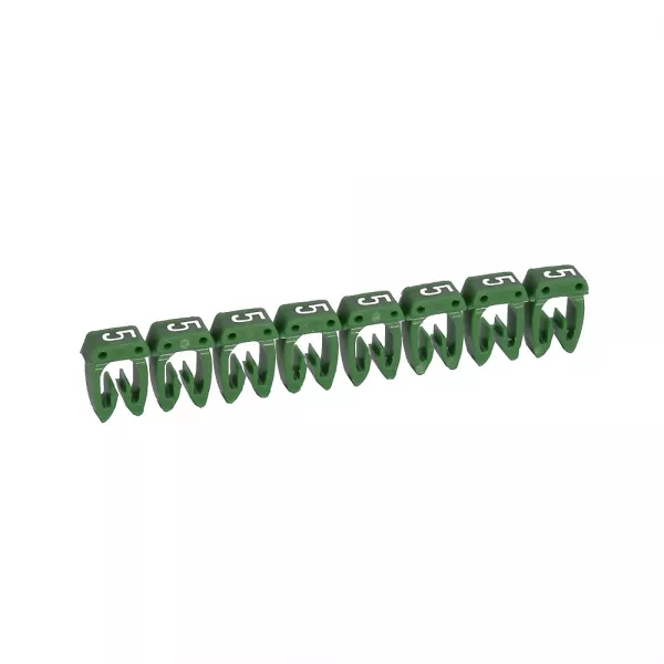 legrand-rep�re cab 3 pour filerie 4mm� � 6mm� avec chiffre 5vert (038235)