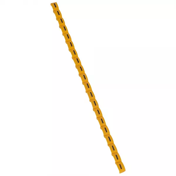legrand-rep�re duplix lettre majuscule i noire sur fond jaune (038418)