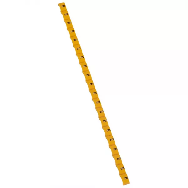 legrand-rep�re duplix signe conventionnel courant continu noir sur fond jaune (038445)