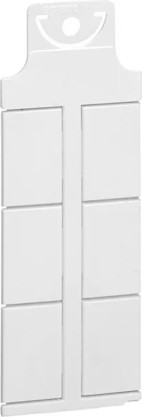 legrand-rep�re vierge adh�sif pour table tra�ante logicab2 blanc 26x17mm (038550)