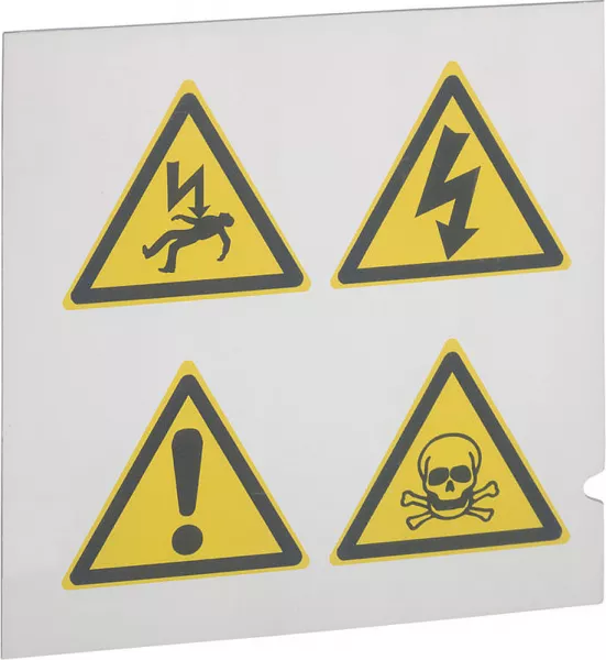 legrand-rep�re vierge triangle rigide adh�sif 50mm pour imprimante logicab2 (038704)
