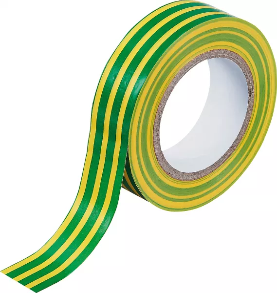 legrand-ruban adh�sif isolant en pvc dimensions 15x10mm - vert et jaune (093094)