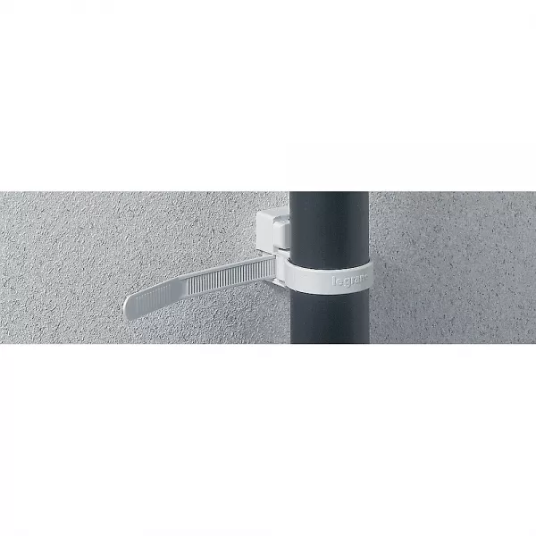 legrand-sachet de 20 colliers � embase - finition gris (098450)