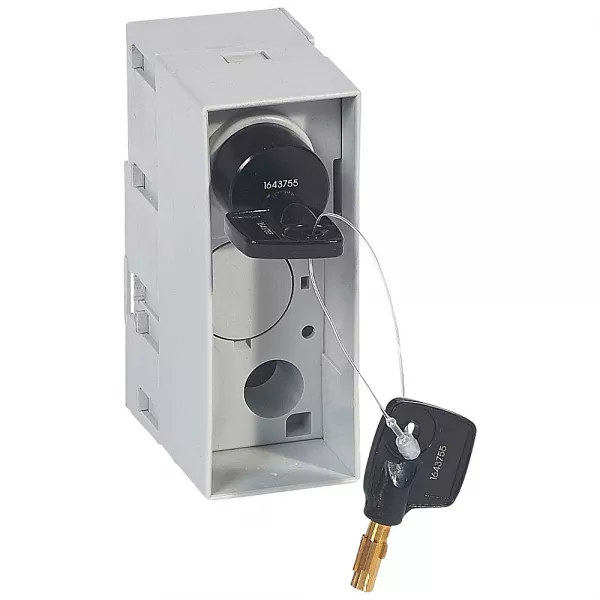 legrand-serrure verrou dpx�1600 motoris�/commande rotative d�brochable - 2 cl�s �toile (026579)