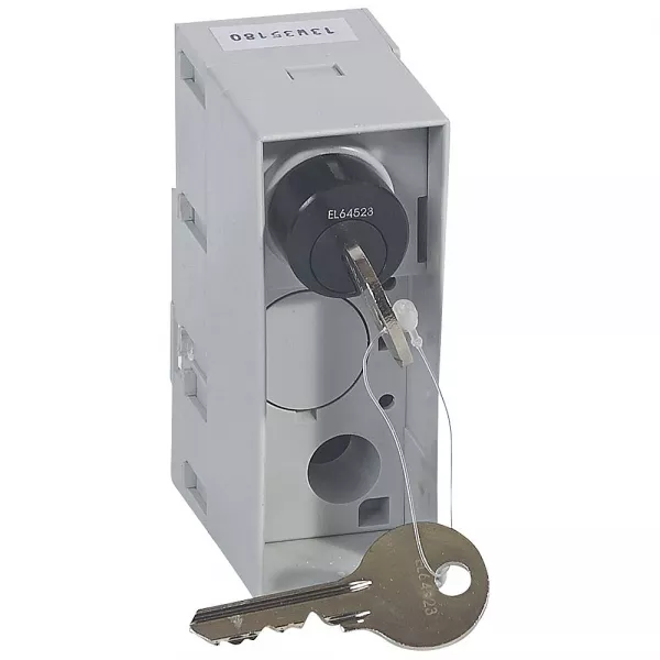 legrand-serrure verrou dpx�1600 motoris�/commande rotative d�brochable - 2 cl�s plate (026580)