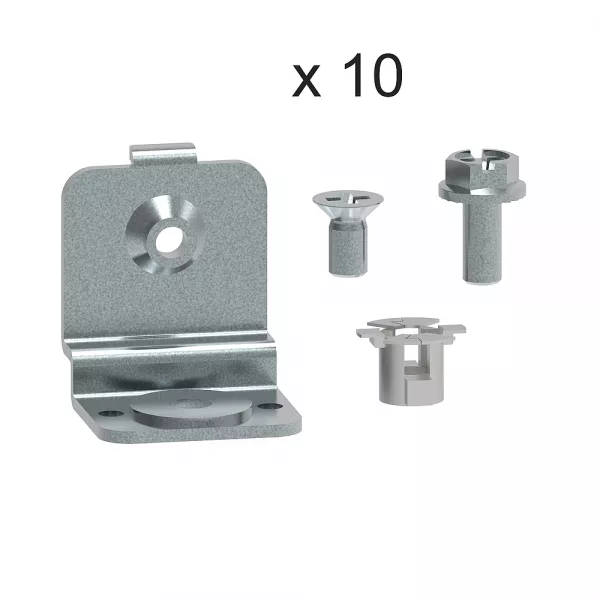 legrand-set de vis et �querres de montage pour cloison de forme xl�hp 6300 (3cvkv)