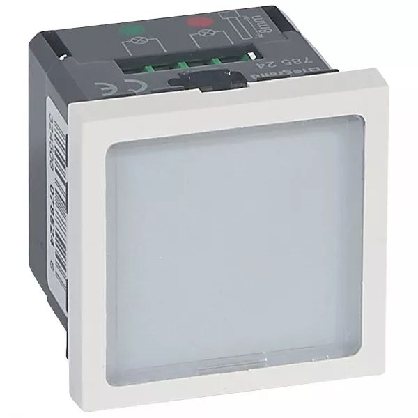 legrand-signal�tique lumineuse leds vertes et rouges mosaic 2 modules (078524)