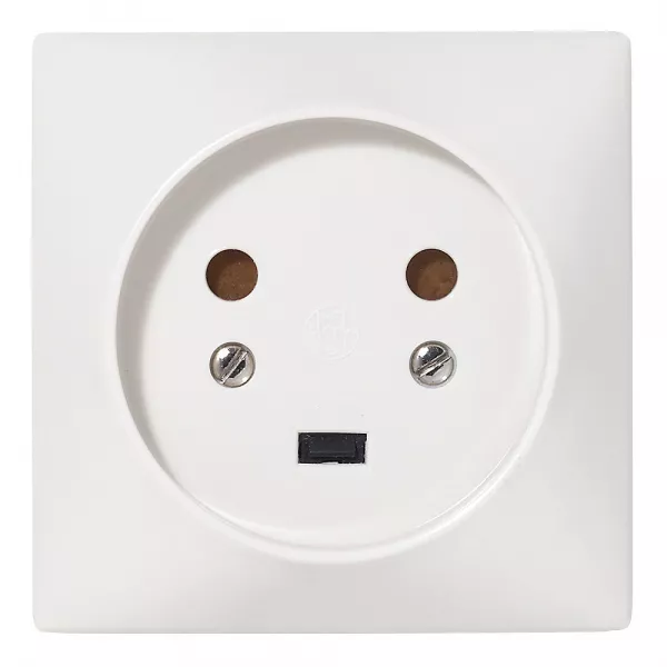 legrand-socle 2p+t � vis avec �clips de protection dimensions 80x80mm (055422)