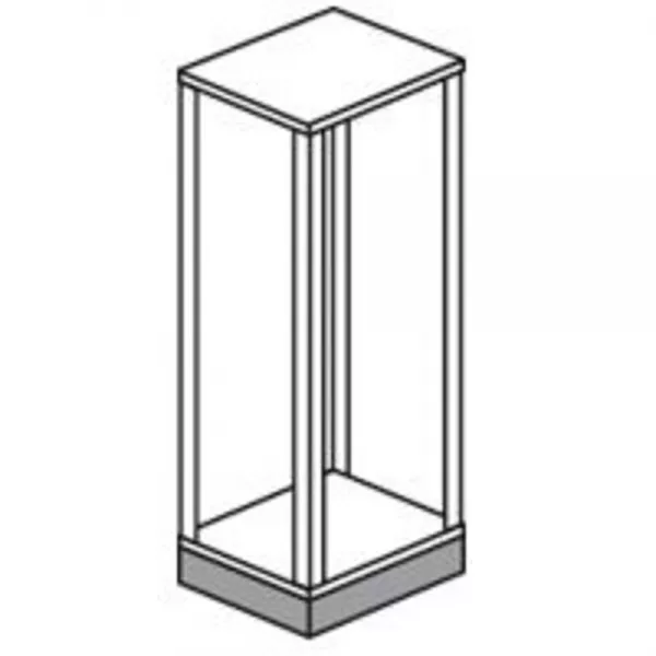 legrand-socle juxtaposable armoire xl�4000 - hauteur 100mm, larg. 975mm et prof. 475mm (020517)