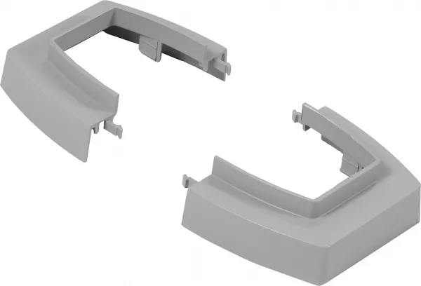 legrand-socle ou cache plafond pour colonne ou colonnette 2x45mm ou 1x80mm - gris (980986)