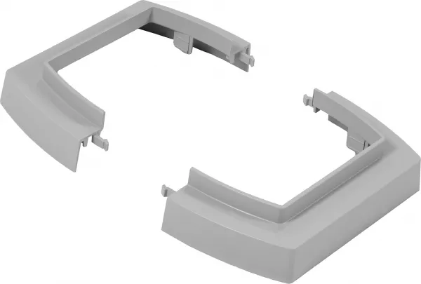 legrand-socle ou cache plafond pour colonne ou colonnette 4x45mm ou 2x80mm - gris (980989)