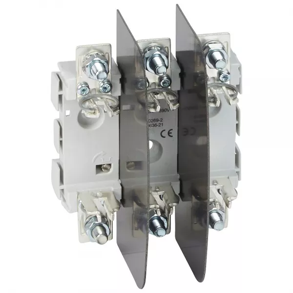 legrand-socle pour cartouche � couteau taille 000 et 00 - 3p sans minirupteur - 160a (019945)