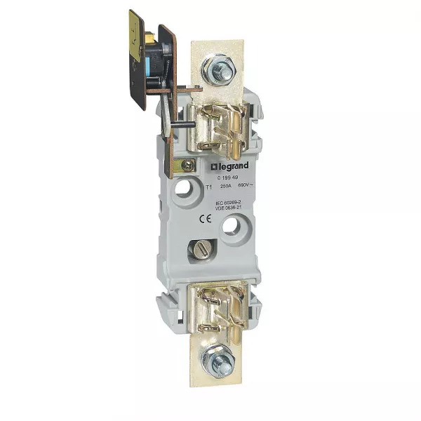 legrand-socle pour cartouche � couteau taille 1 - 1p � minirupteur - 250a (019949)
