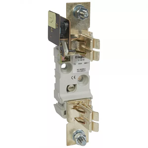 legrand-socle pour cartouche � couteau taille 3 - 1p � minirupteur - 630a (019952)