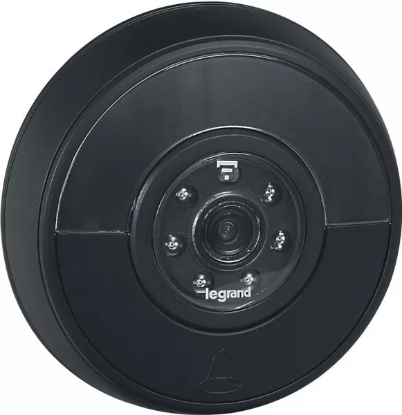 legrand-sonnette connect� ip44 ik06 connexion directe � la box wi-fi - noir (094231)
