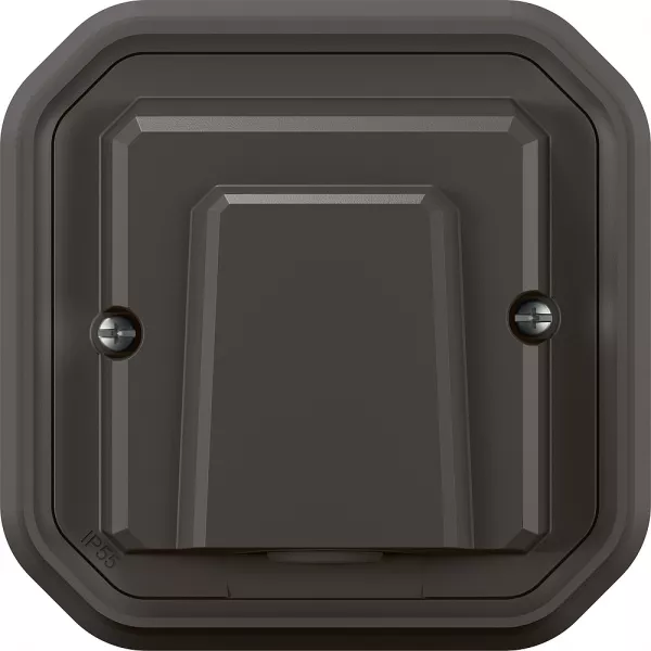 legrand-sortie de c�ble 16a plexo complet encastr� anthracite (069878l)