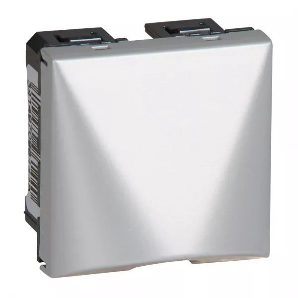 legrand-sortie de c�ble mosaic 2 modules + serre-c�bles-c�ble �4-12mm -alu (079249)