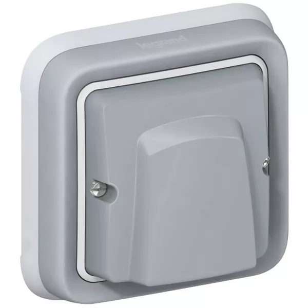 legrand-sortie de c�bles �tanche avec serre-c�ble plexo complet ip55 encastr� - gris (069848)