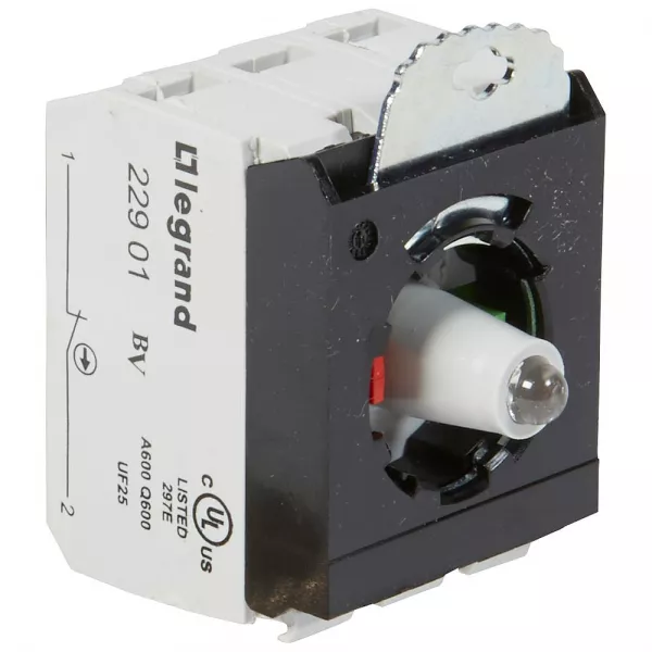 legrand-sous-ensemble bloc - t�te lumineuse osmoz raccordement � vis - 230v~ -no+nf vert (023015)