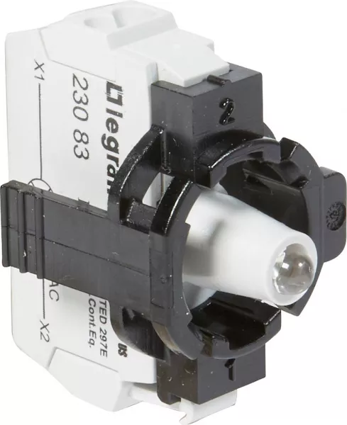 legrand-sous-ensemble bloc - voyant lum osmoz raccordement - borne ressort 230v~ - bleu (023133)