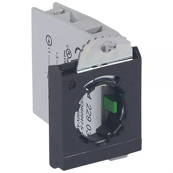legrand-sous-ensemble bloc t�te non lum osmoz raccordement � vis -no/nf + �trier 3postes (022965)