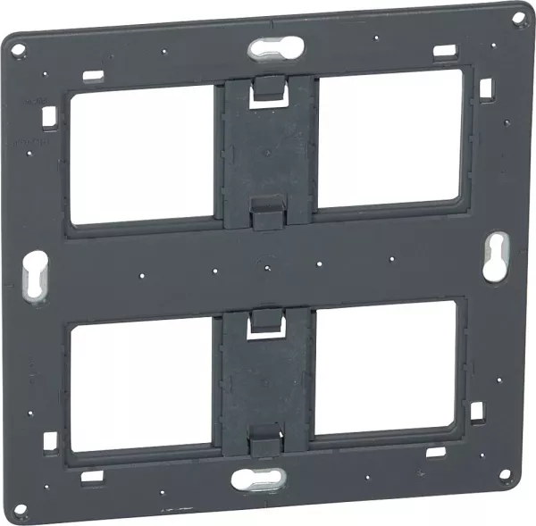 legrand-support � vis mosaic , c�liane ou soliroc pour 2x2 postes ou 2x4 � 5 modules (080264)