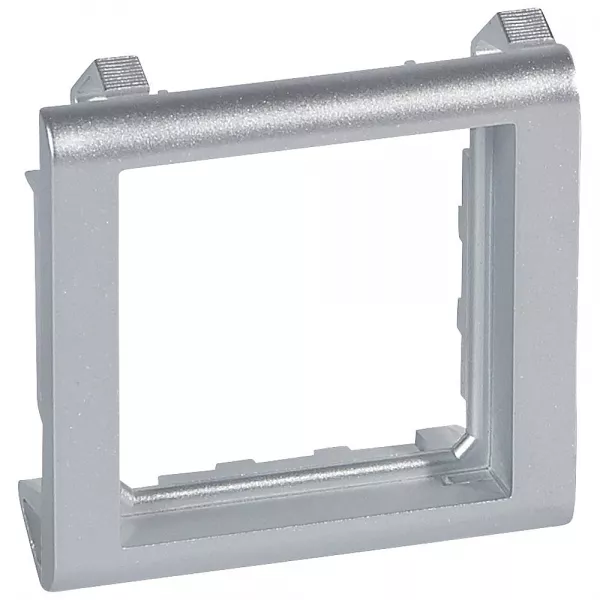 legrand-support de plaque �troit pour paroi mince batibox 2 modules - alu (080295)