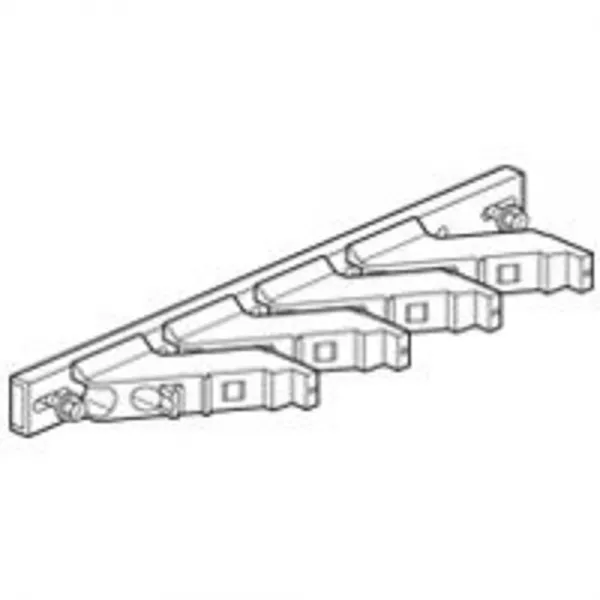 legrand-support isolant - 1 barre par p�le jusqu\'� 800 a - montage direct dans altis (037390)