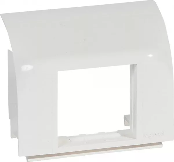 legrand-support mosaic 2 modules pour pose sur plinthe dlp 140x35mm - blanc (031669)
