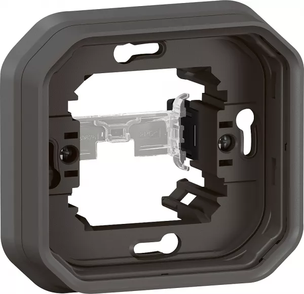 legrand-support plaque 1 poste plexo pour montage encastr� - anthracite (070093)