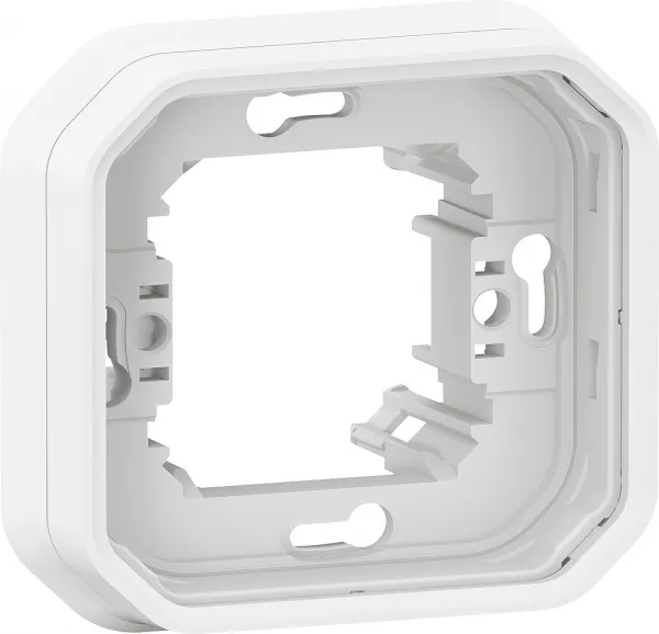 legrand-support plaque encastr� 1 poste plexo blanc (069692l)