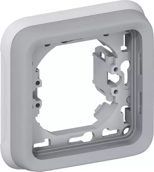 legrand-support plaque �tanche 1 poste plexo composable ip55 - gris (069681)