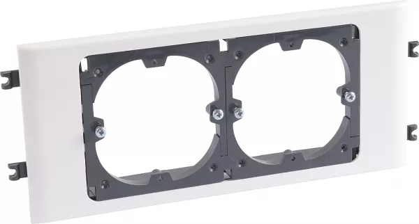 legrand-support universel 2 postes pour goulotte dlp monobloc avec couvercle 85mm (010923)