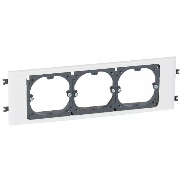 legrand-support universel 3 postes pour goulotte dlp monobloc avec couvercle 85mm (010933)