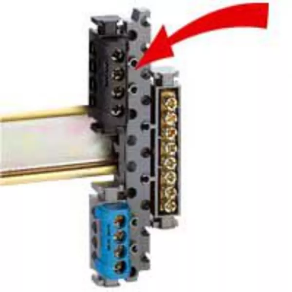 legrand-support universel pour monter tous borniers sur rail sym�trique ou asym�trique (004811)